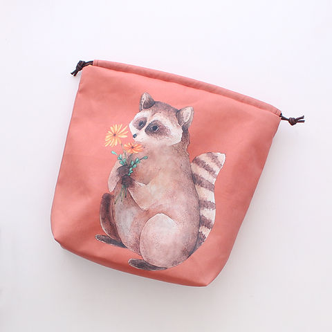 Blue Rabbit House - Milo the Raccoon - Regular Size Project Bag