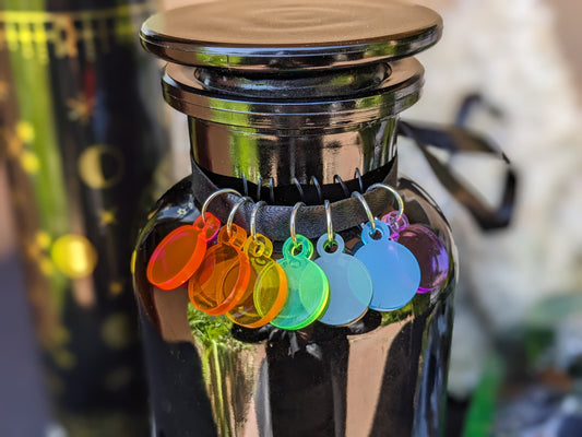 Rainbow Sprinkles Stitch Markers