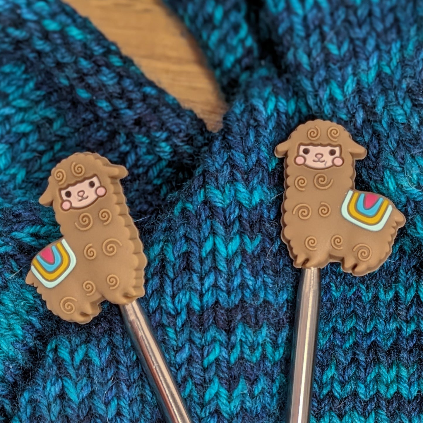 Paco the Alpaca Needle Stoppers